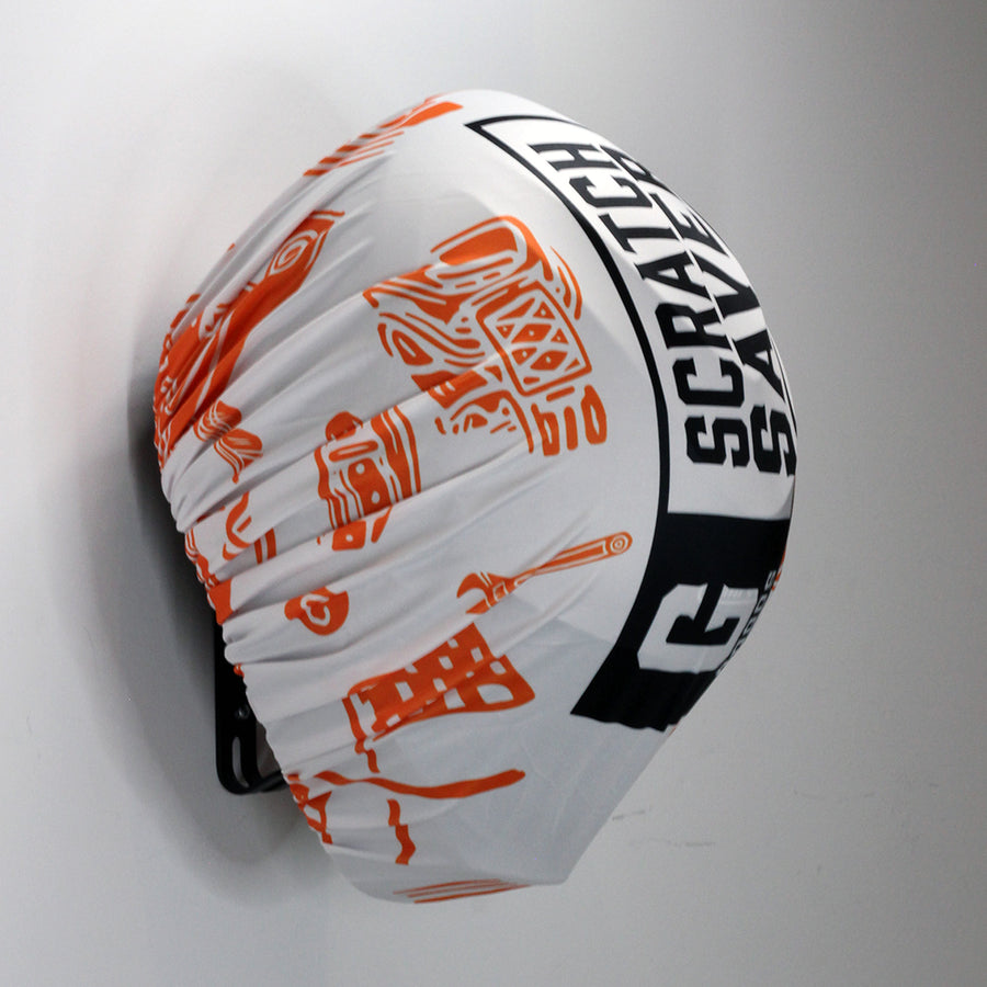 G Goods Helmet Scratch Saver - Orange Crush