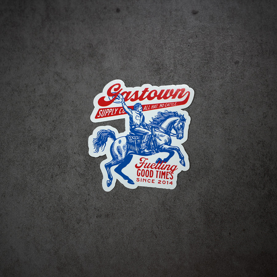 Gastown Sticker - Cowboy