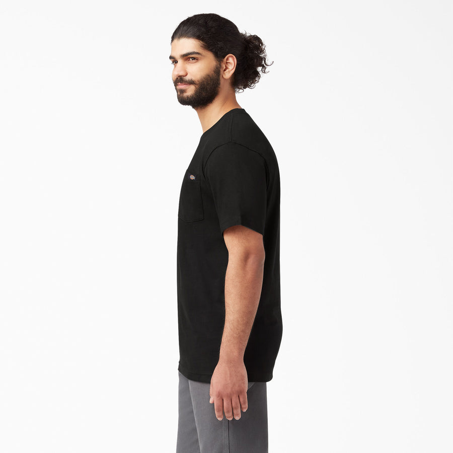 Lightweight Short Sleeve Pocket Tee - Black