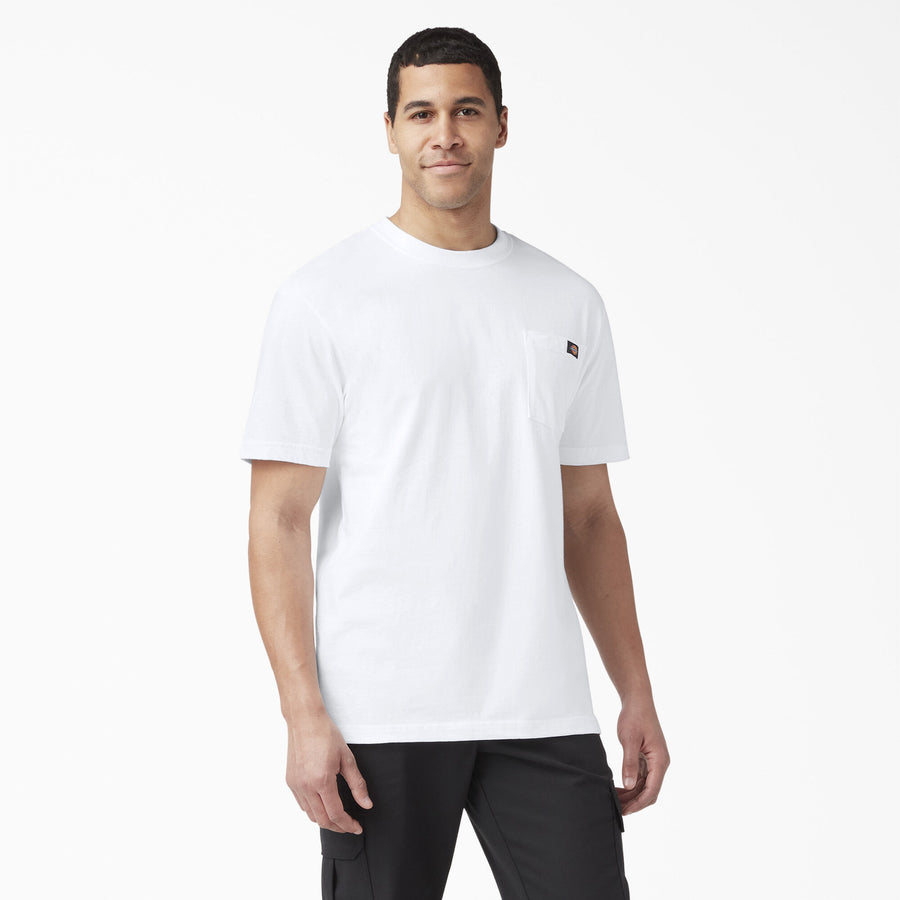 Lightweight Short Sleeve Pocket Tee - White