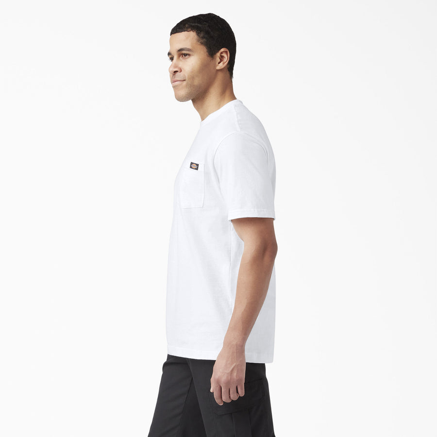 Lightweight Short Sleeve Pocket Tee - White