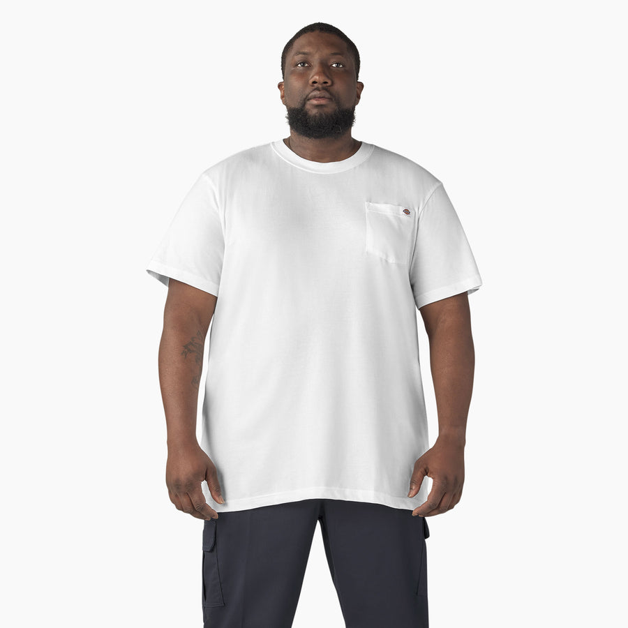 Lightweight Short Sleeve Pocket Tee - White