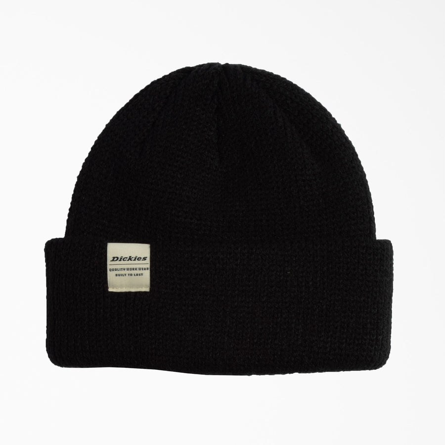 Thick Knit Beanie - Black