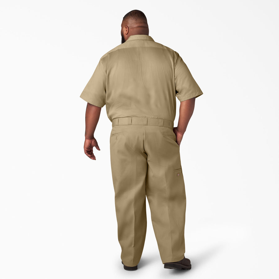 Twill Double Knee Work Pant 32L - Khaki