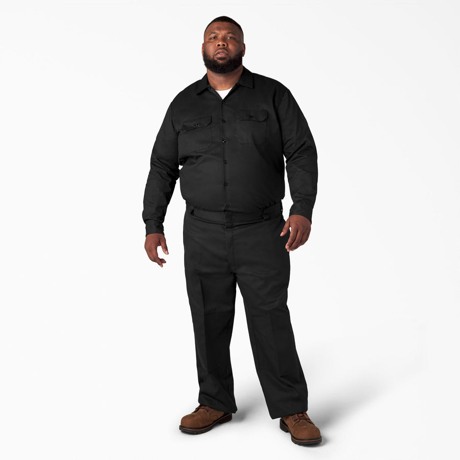 Twill Double Knee Work Pant 32L - Black