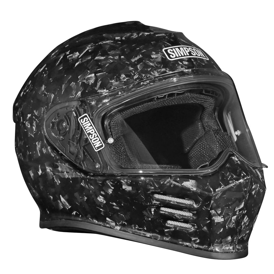 Simpson Ghost Bandit Carbon Fiber Helmet - Forged Carbon