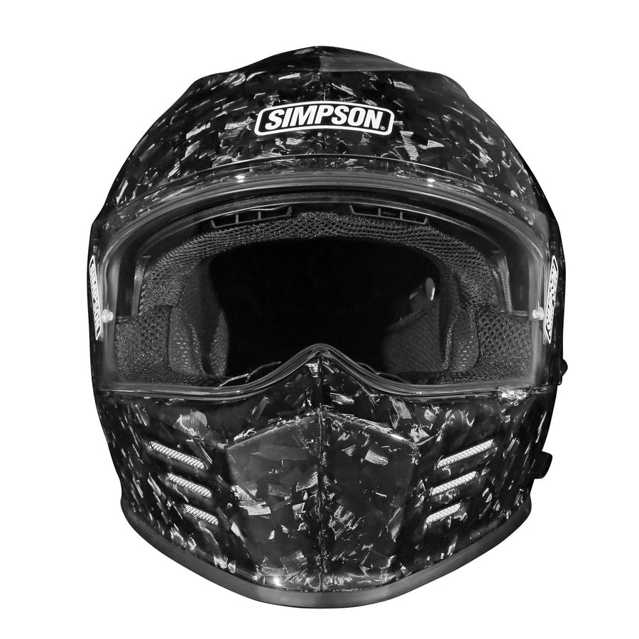 Simpson Ghost Bandit Carbon Fiber Helmet - Forged Carbon