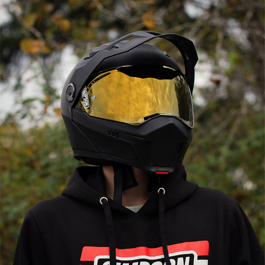 Simpson Journey/Xcursion Bandit Helmet - Exterior Shield