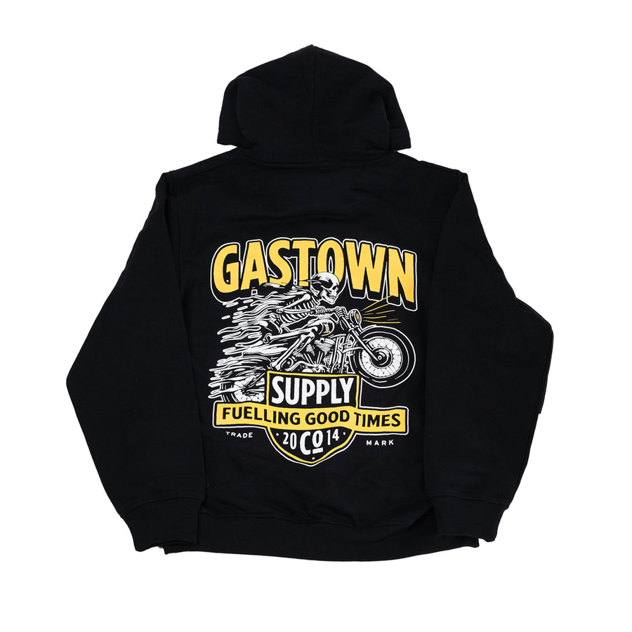 GSC Skelly Moto Hoodie - Black