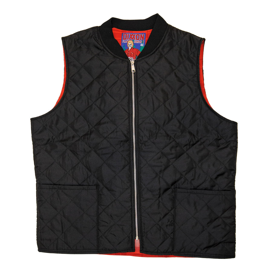 Reclaimed Freezer Moto Vest - Brawny/Black - Large