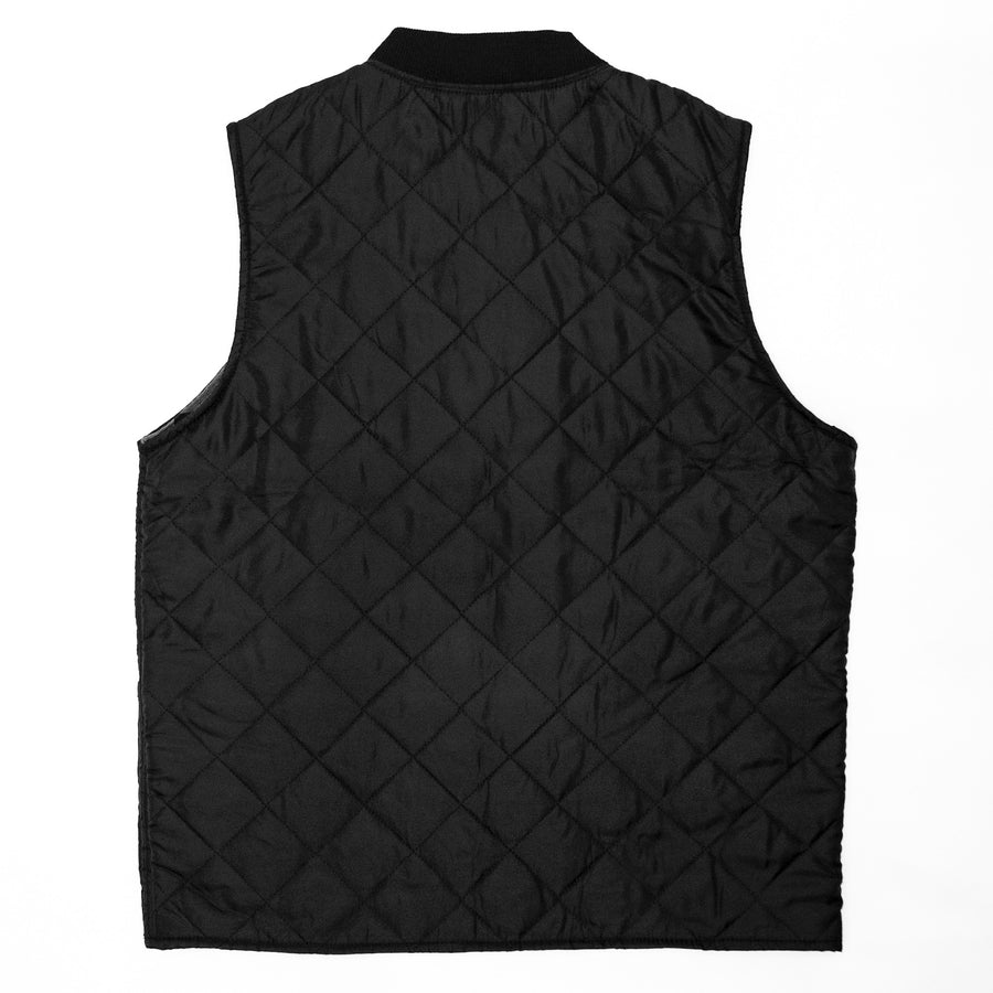 Reclaimed Freezer Moto Vest - Brawny/Black - Large