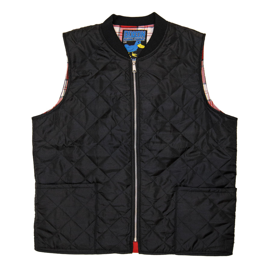 Reclaimed Freezer Moto Vest - Madison/Black - Large