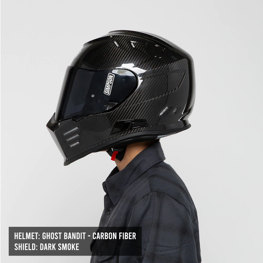 Simpson Ghost Bandit Carbon Fiber Helmet