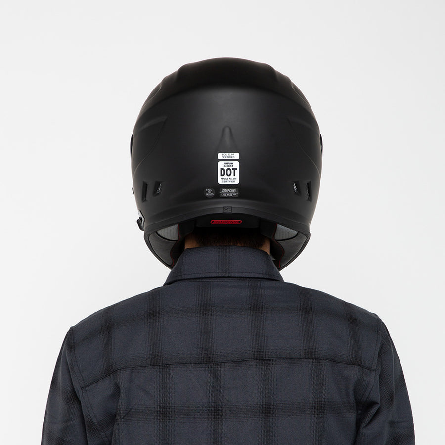 Simpson Ghost Bandit Helmet - Matte Black