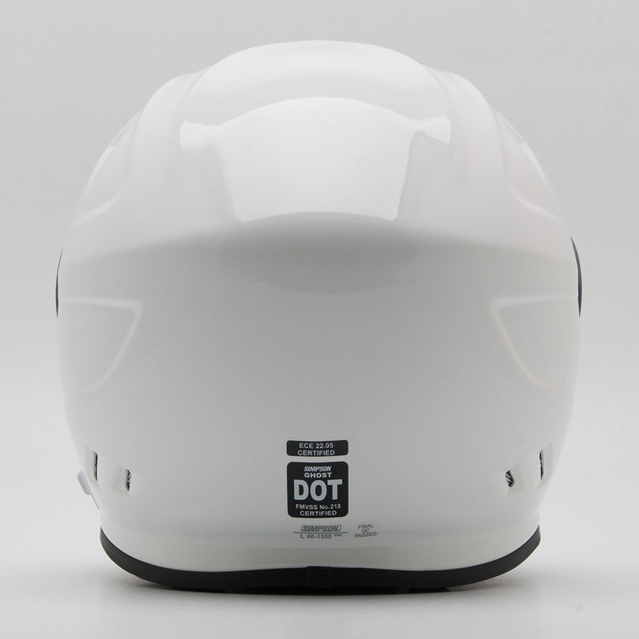 Simpson Ghost Bandit Helmet - White