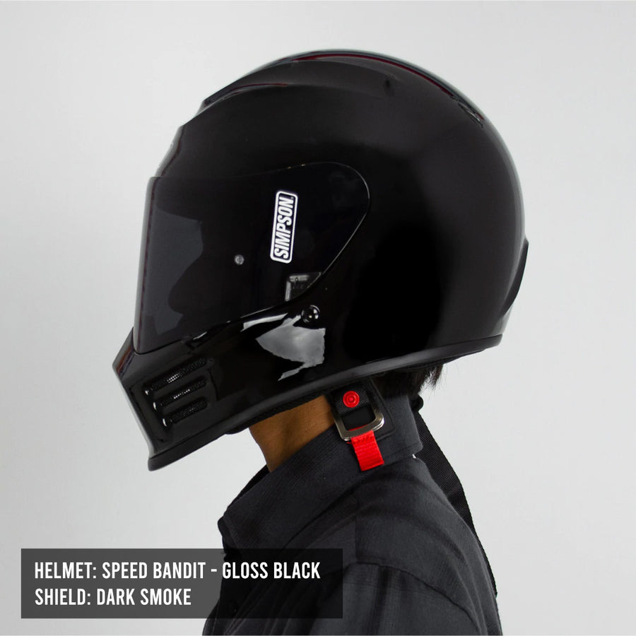 Simpson Speed Bandit Helmet - Gloss Black