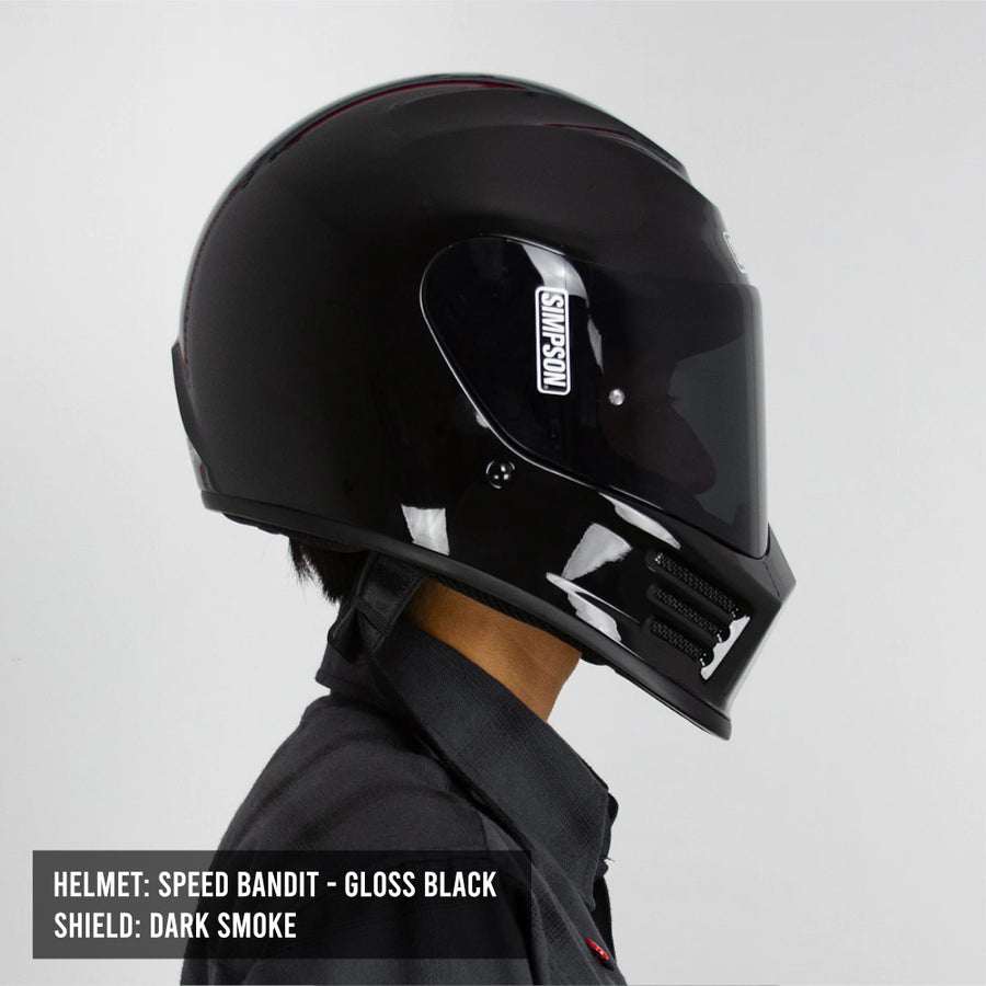 Simpson Speed Bandit Helmet - Gloss Black