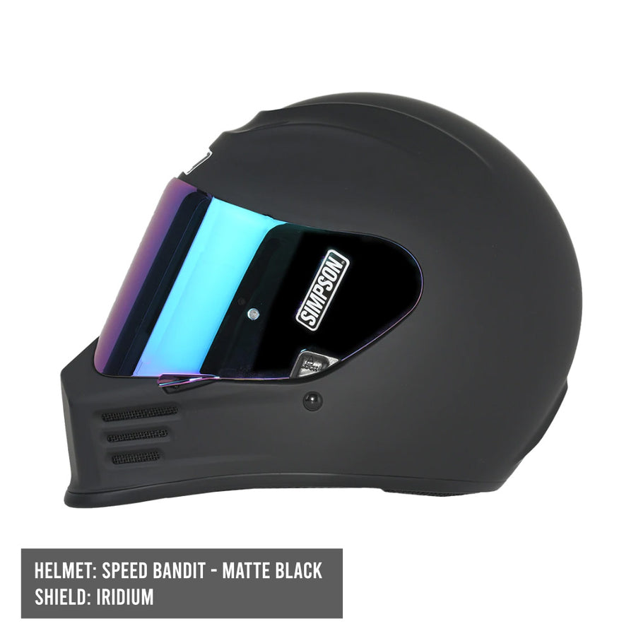 Simpson Speed Bandit Helmet - Matte Black