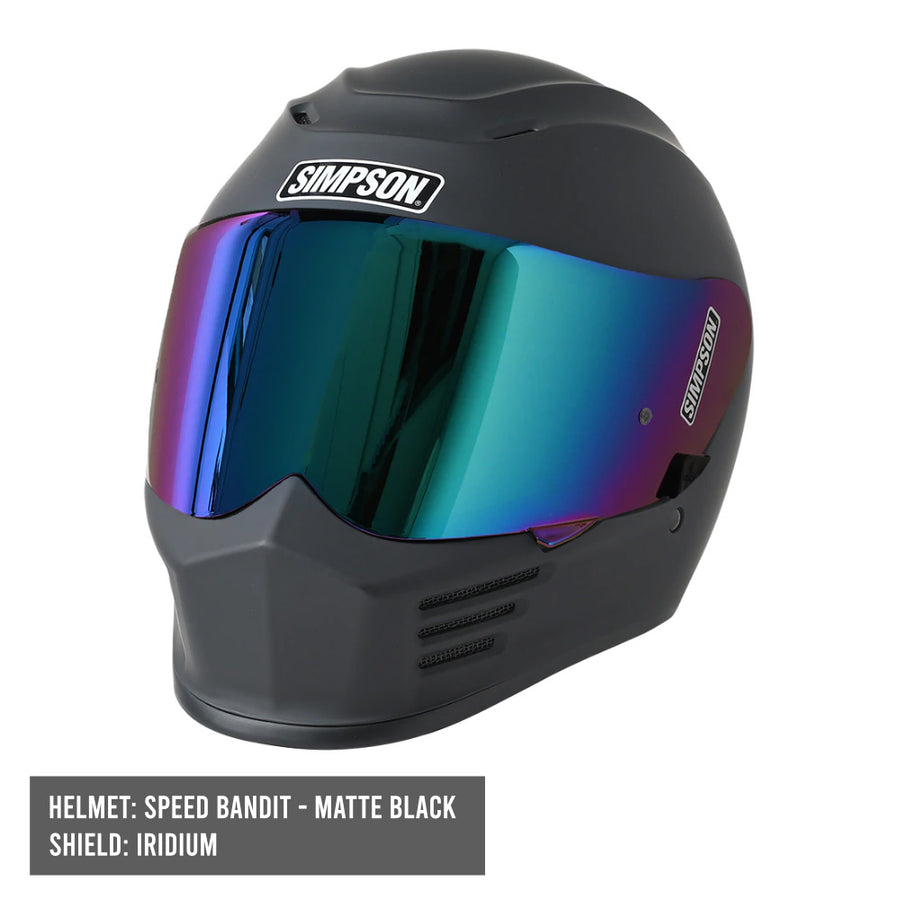 Simpson Speed Bandit Helmet - Matte Black