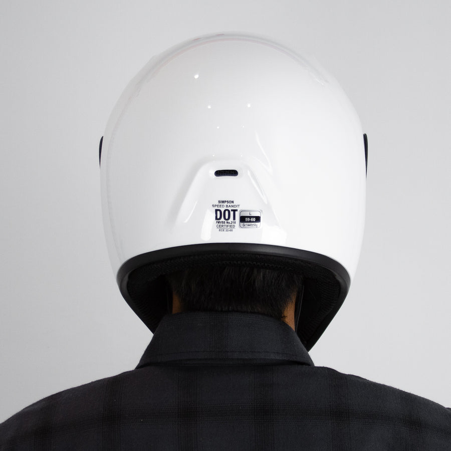 Simpson Speed Bandit Helmet - White