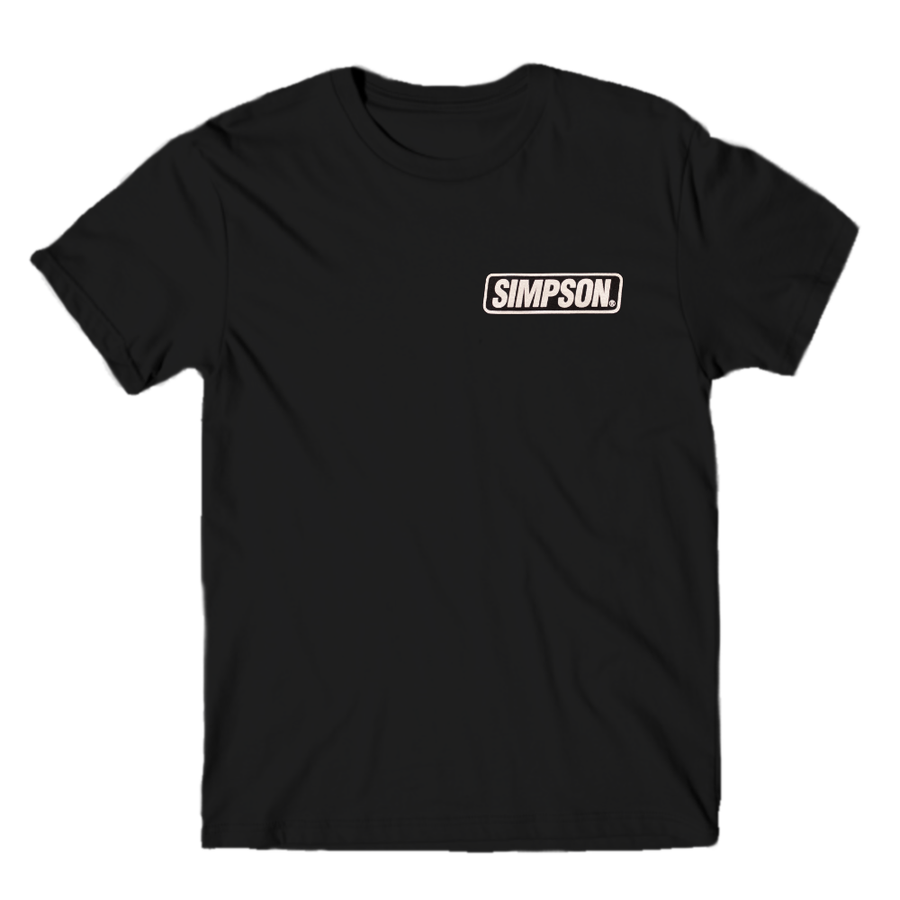 Simpson Logo Tee - Black/White