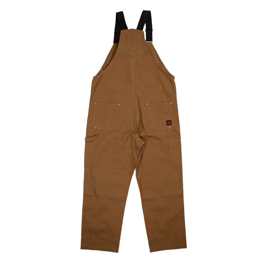 Deluxe Garage Bib Overall - Brown