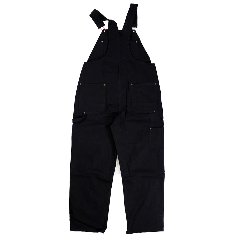 Deluxe Unlined Garage Bib Overall - Black