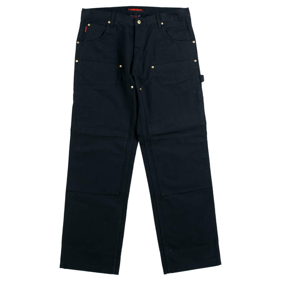 Double Front Moto Pant - Black