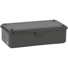 Toyo Steel T-190 Moss Green. Sleek matte moss green steel box with seamless construction, perfect for efficient storage and stacking. 0.4kg.